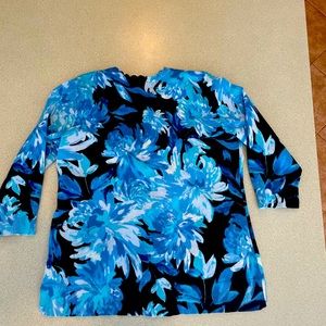 Isaac Mizrahi floral sweater